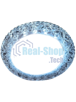 Точечный светодиодный светильник Ambrella Light хром/прозрачный GX53+3W/LED COLD G298 CL/CLD
