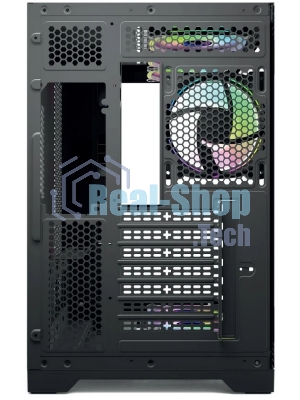 Компьютерный корпус Forza FZ-G42A Seaview TG ATX Case, black, w/o psu, Tempered glass front panel, 1x3,5