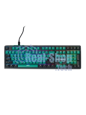 Клавиатура Raskat KM004 проводная, USB Type-A, зелёный/серый