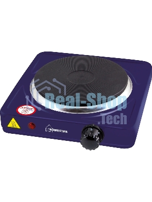 Плита настольная электрическая Homestar HS-1102, 1 конф. сапфир, блин 1000 Вт