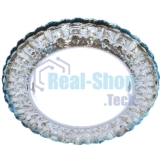 Точечный светодиодный светильник Ambrella Light хром/прозрачный GX53+3W/LED COLD/ G315 CL/CLD