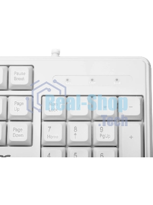 Клавиатура проводная Acer OKW301 (ZL.KBDCC.01B), USB, белый