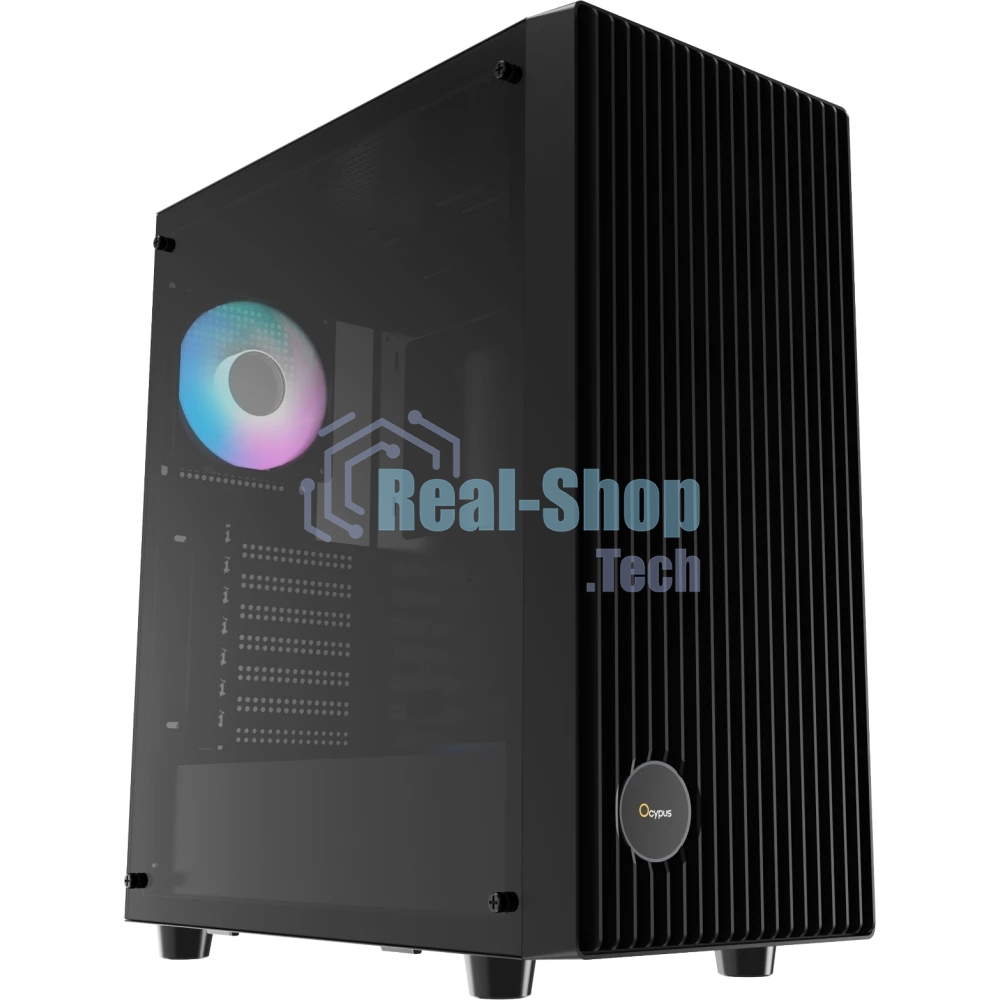 Компьютерный корпус Ocypus Gaммa C70 BK ARGB ATX/win/black/4 ARGB fans/no PSU/Tempered Glass