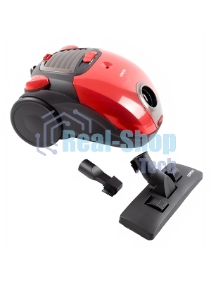 Пылесос Centek CT-2511 красный/черный, 400/2000 Вт, уборка сухая, пылесборник мешок, 2 л