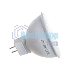 Лампа светодиодная EUROLUX LL-E-MR16-7W-230-4K-GU5.3 рефлектор