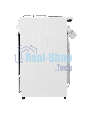 Плита комбинированная Flama RK 23-105 W белый, конфорок 4 шт, духовка 50 л, 50 см x 85 см x 60 см