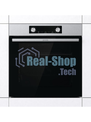 Встраиваемый электрический духовой шкаф Gorenje BO6737E02X, 77 л, 300 °C, конвекция, электрический гриль, класс A
