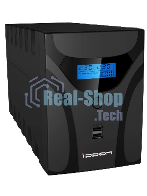 Источник бесперебойного питания Ippon Smart Power Pro II 1600 960Вт 1600ВА черный