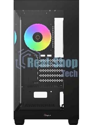 Компьютерный корпус Ocypus Gaммa C52 BK ARGB mATX/win/black/3 ARGB fans/no PSU/Tempered Glass