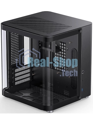 Корпус без блока питания Корпус JONSBO TK-1 Black 2.0 MATX без БП, mini-ITX, micro-ATX, черный