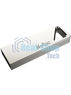 Флешка USB Netac U326 (NT03U326N-004G-20PN), 4Gb, USB 2.0, R/W 50/15, серебристый