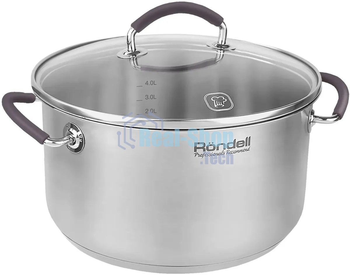 Кастрюля с/кр 24 см 5,1 л Rondell RDS-1389 Akzent