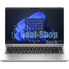 Ноутбук HP ProBook 440 G10 серебристый 14 FHD IPS 250 nits/i7-1355U/8Gb (1x8Gb)/SSD 512G/Pike Silver Aluminum/F