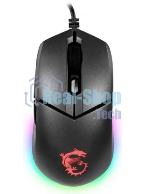 Мышь проводная MSI Clutch GM11 черный, 5000 dpi, USB, кнопки - 6