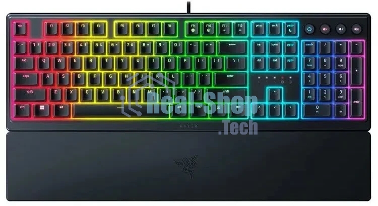 Клавиатура Razer Ornata V3 проводная, USB Type-A, чёрный (РУ раскладка)