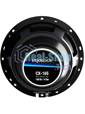 Колонки автомобильные Prology CX-165 140Вт 89дБ 4Ом 16см (6.5дюйм) (ком.:2кол.) коаксиальные двухполосные
