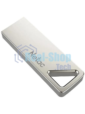 Флешка USB Netac U326 (NT03U326N-004G-20PN), 4Gb, USB 2.0, R/W 50/15, серебристый