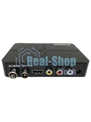 Приставка для цифрового ТВ LUMAX DV2118HD черный, DVB-T2, DVB-T, DVB-C, HDMI, USB 2.0