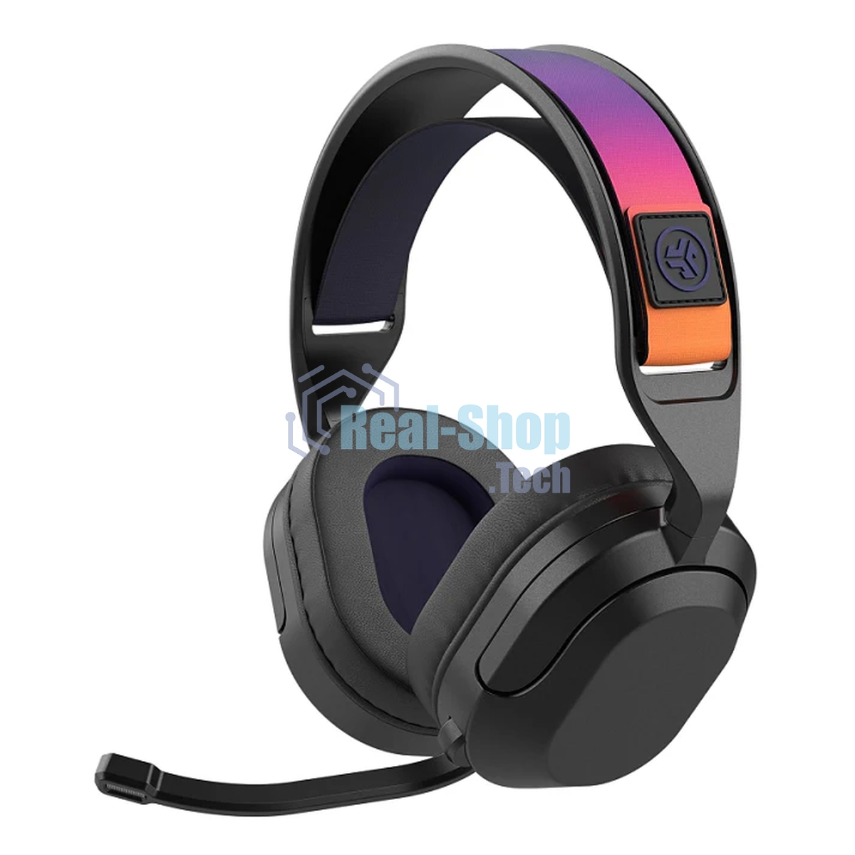 Гарнитура JLab Nightfall Wireless Gaming Headset чёрный, беспроводная, Bluetooth, до 70 ч