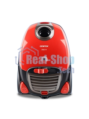 Пылесос Centek CT-2511 красный/черный, 400/2000 Вт, уборка сухая, пылесборник мешок, 2 л