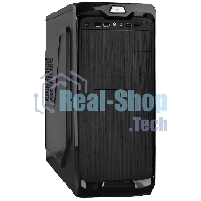 Компьютерный корпус Miditower ExeGate UN-604-UNS400 (ATX, БП UNS400 с вент. 12см, 2хUSB+2хUSB 3.0, аудио, черный)