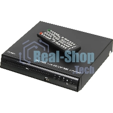 Плеер DVD Hyundai H-DVD100 черный ПДУ