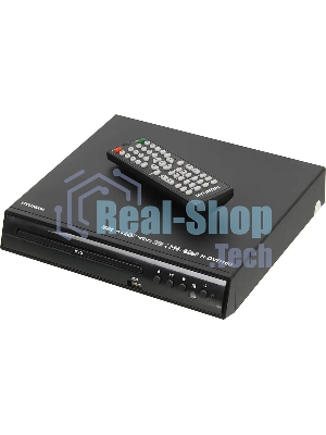 Плеер DVD Hyundai H-DVD100 черный ПДУ