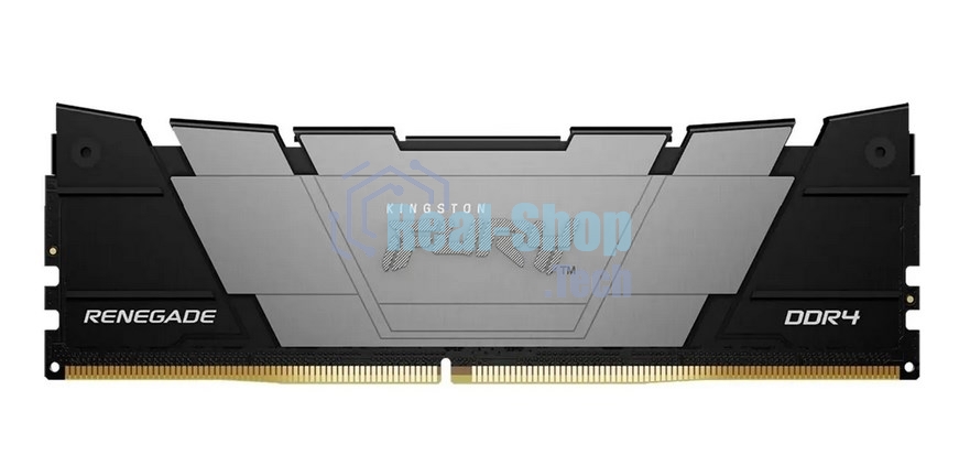 Оперативная память Kingston Fury Renegade, DDR4, 16GB (2x8GB), 4600MHz, CL19, DIMM, с радиатором, черный
