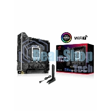 Материнская плата ASUS ROG STRIX B860-I GAMING WIFI, LGA1851, Intel B860, 2xDDR5, 4xSATA, 2xM.2, 1xPCIe 5.0 x16, 1xDP, 1xHDMI, 1xThunderbolt 4, 1x2.5Gb LAN, Wi-Fi 7, 2xUSB 2.0, 3xUSB 3.2 Gen 1, 1xUSB 3.2 Gen 2, 1xUSB 3.2 Gen 2x2, 1xUSB-C, 1xS/PDIF, 2x3.5 мм, 7.1, Mini-ITX