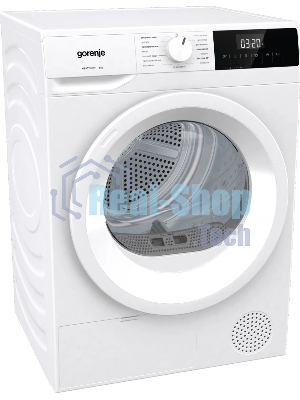 Сушильная машина Gorenje DHNE82/C белый, 8 кг, сушка - тепловой насос, программ - 15, 59.5 x 84.5 x 58 см