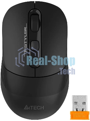 Мышь беспроводная A4Tech Fstyler FB10CS черный, 2000 dpi, радиоканал, Bluetooth, USB, кнопки - 4