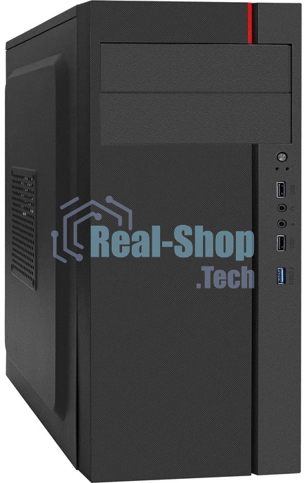 Компьютерный корпус Miditower ExeGate AA-440U-UNS400 (ATX, БП UNS400 с вент. 12см, 2хUSB+1хUSB 3.0, аудио, черный)