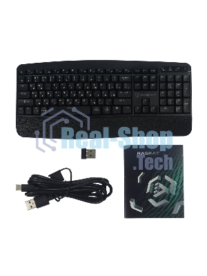 Клавиатура беспроводная Raskat K006 USB Type-A, чёрный
