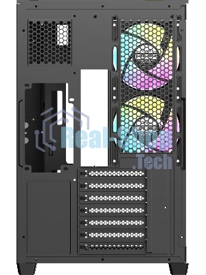 Корпус Ocypus Delta C74 ARGB Black, Midi-Tower, чёрный, 2 x 120 мм