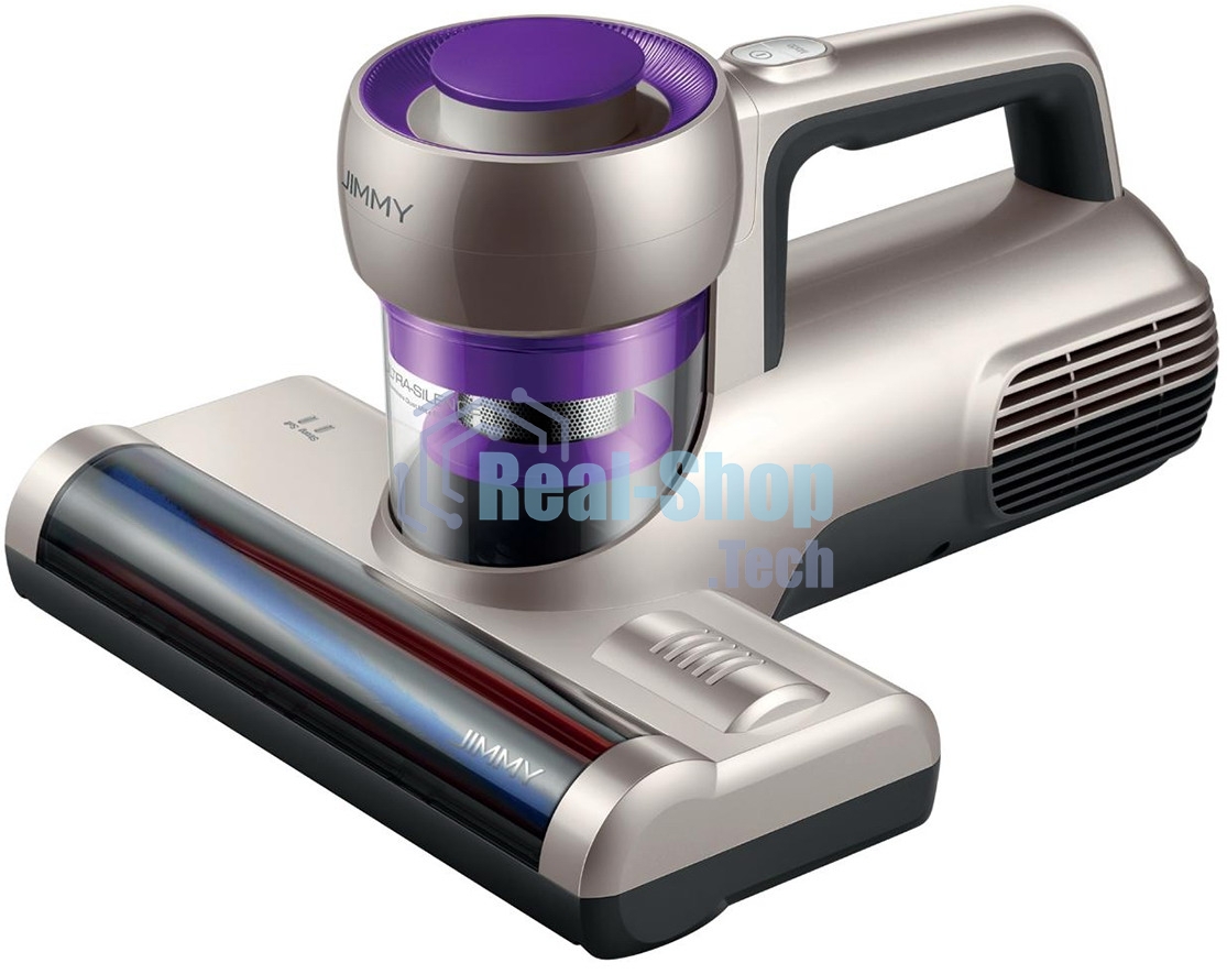 Пылесос для удаления клещей Jimmy BX5 Champagne+Purple Anti-mite Vacuum Cleaner бежевый/фиолетовый, 600 Вт, уборка сухая, пылесборник контейнер 0,5 л