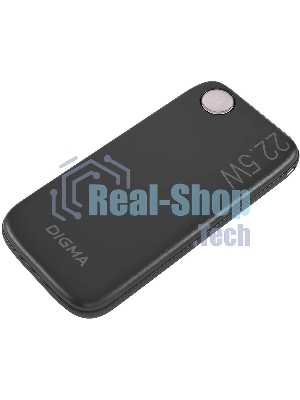 Портативный аккумулятор Digma DGPF10B 10000mAh QC3.0/PD3.0 22.5W 3A USB-A/USB-C черный
