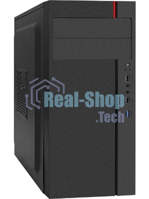 Компьютерный корпус Miditower ExeGate AA-440U-UNS350 (ATX, БП UNS350 с вент. 12см, 2хUSB+1хUSB 3.0, аудио, черный)