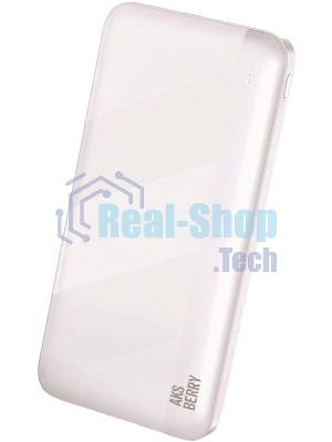 Портативный аккумулятор AKSBERRY (6900288200014) E103 Infinity 10000 mAh (белый)