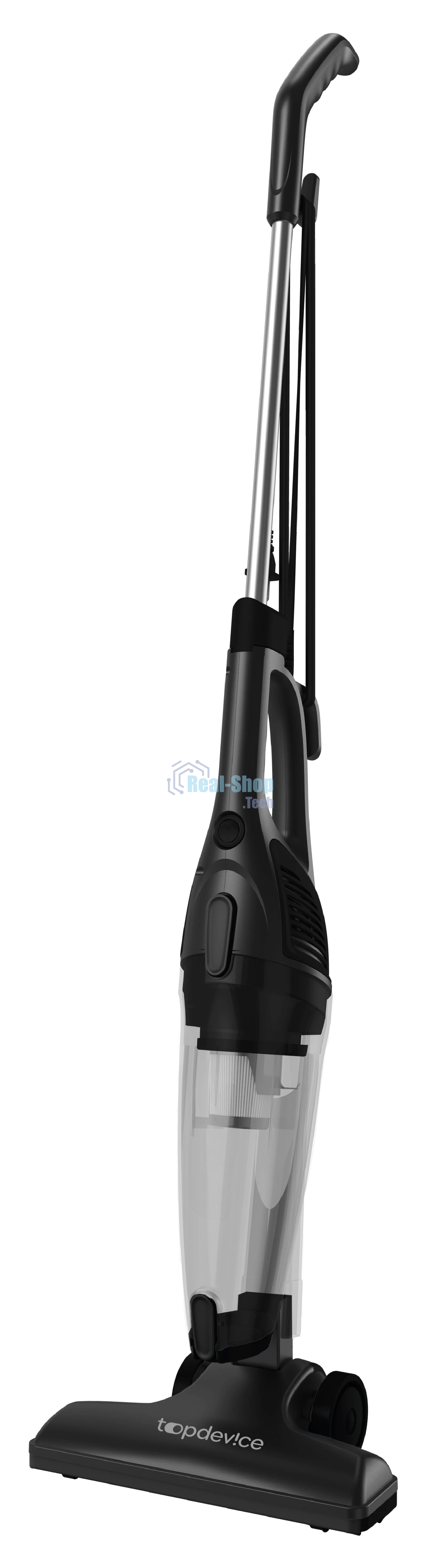 Пылесос вертикальный Topdevice CVC100 черный, питание от сети, 600 Вт, уборка сухая, пылесборник 1.2 л