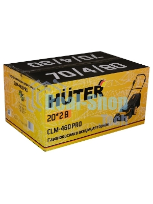Газонокосилка аккумуляторная Huter CLM-460 PRO, 20 В, 4 Ач