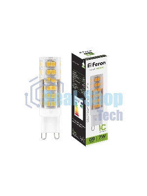Лампа светодиодная Feron LB-433 7W 230V G9 4000K
