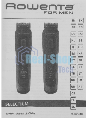 Триммер Rowenta Selectium TN9464E0 черный/хром (насадок в компл:16шт)