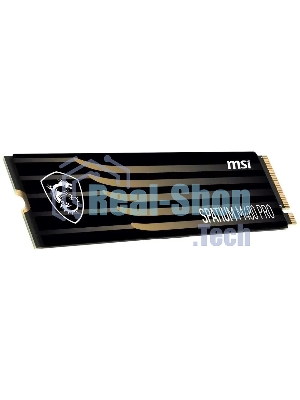 Накопитель SSD MSI SPATIUM M480 PRO, 2Tb, M.2 2280, PCIe 4.0 x4, NVMe, R/W 7400/7000