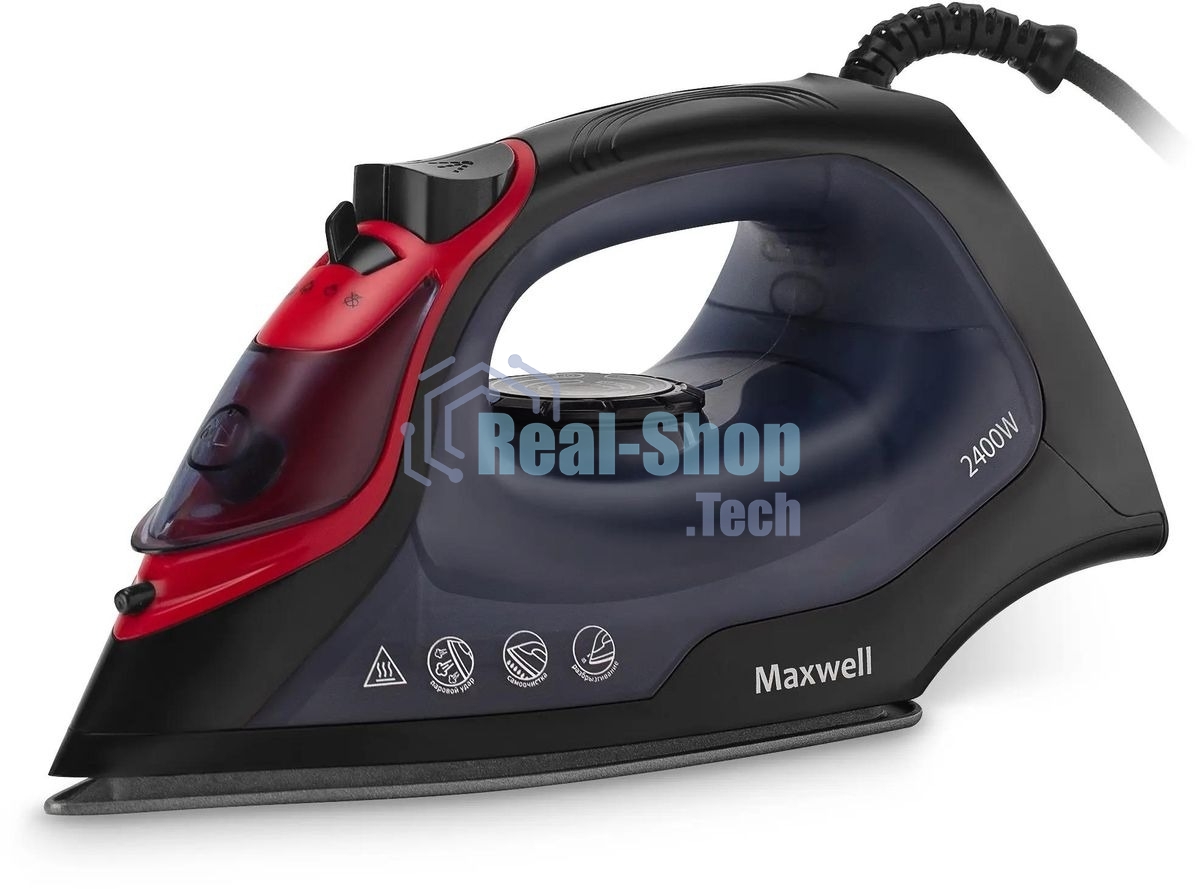 Утюг Maxwell MW-3034, 2400Вт, черный