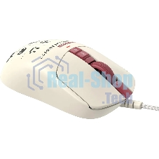 Мышь проводная A4Tech Bloody W72 Ultra Pixels Red рисунок/бежевый/красный, 20000 dpi, USB, кнопки - 7