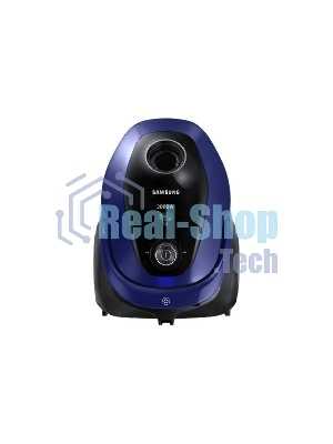 Пылесос Samsung VC20M255AWB/EV синий/черный, 460/2000 Вт, уборка сухая, пылесборник мешок 2.5 л