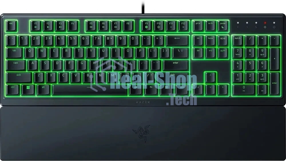 Клавиатура Razer Ornata V3 X проводная, USB Type-A, чёрный