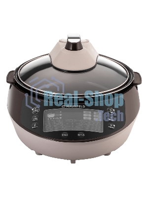 Мультиварка Maunfeld MF-1621BR коричневый/бежевый/черный, 5 л, 1600 Вт, сенсорное, 30 программ