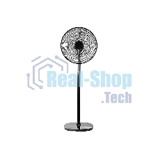 Вентилятор Centek CT-5024 чёрный, напольный, 65 Вт, 4 скорости, 44.5 см