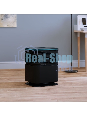 Мойка воздуха Venta AEROSTYLE LW74 черный, 90 м², 9 л, холодное испарение, без сменных фильтров, гигростат, ночной режим, 4 режима работы